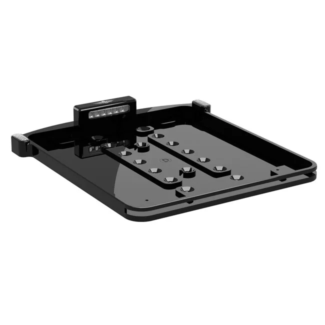 HeinzBikes All-In-One Micro license plate holder. Black