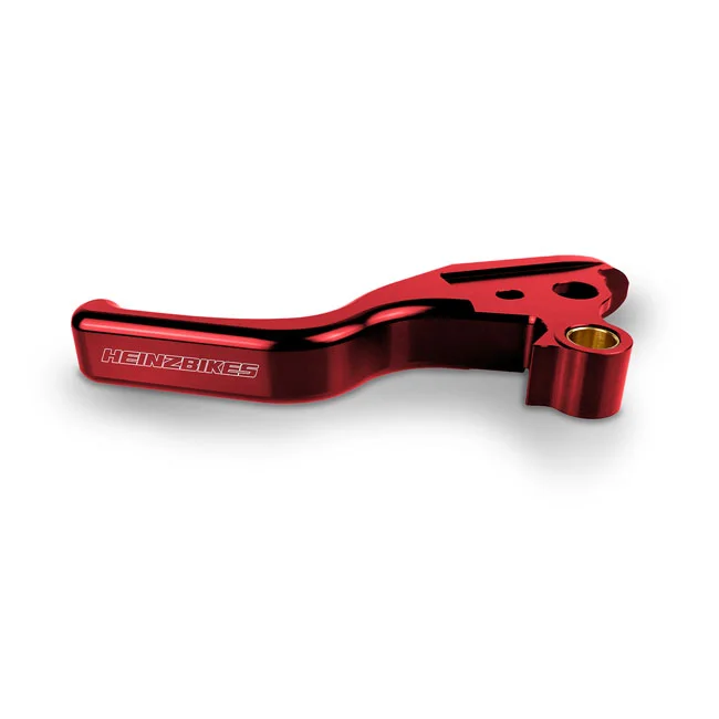 HeinzBikes Performance brake & clutch lever set. Red