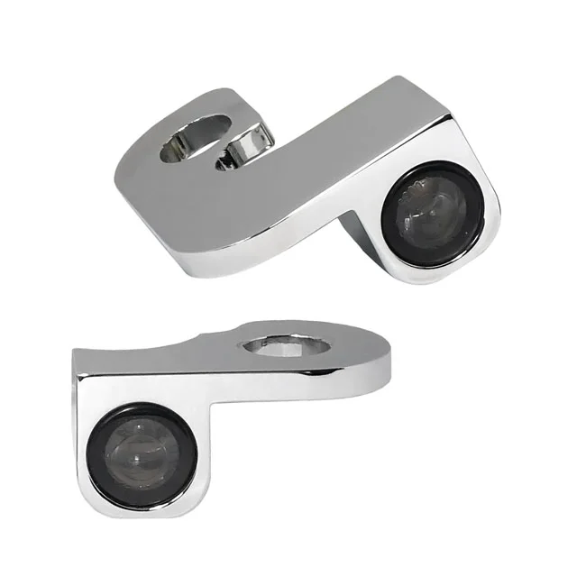 HeinzBikes Nano turn signals. Chrome