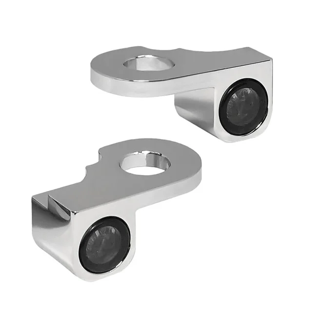 HeinzBikes Nano turn signals. Chrome