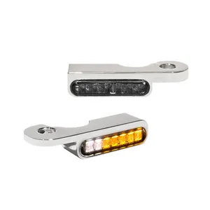 HeinzBikes HeinzBikes, ''Stripes'' below bar turn signals. Chrome with PL