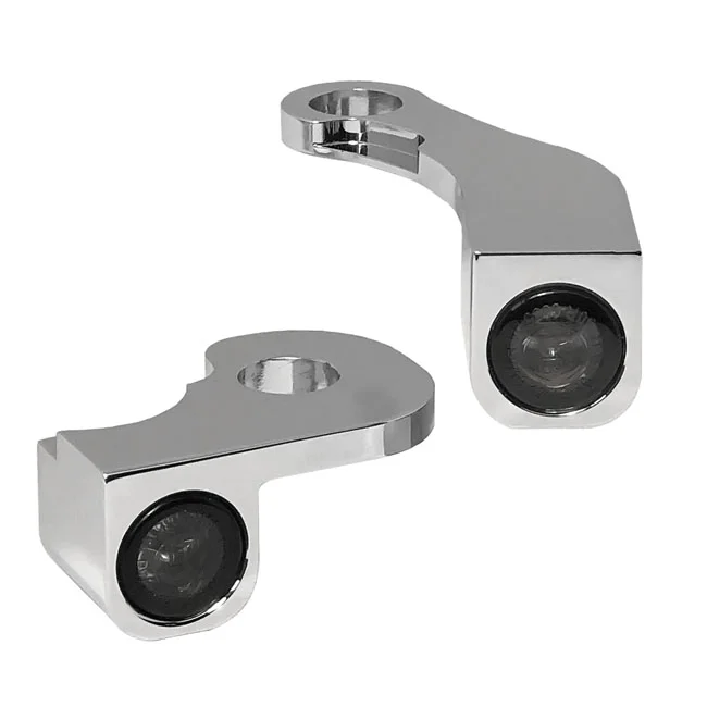 HeinzBikes Nano below bar turn signals. Chrome with PL