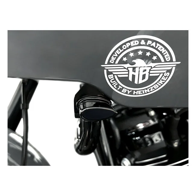 HeinzBikes ST Classic turn signals. Position lights. Chrome