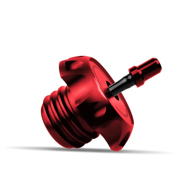 HeinzBikes Performance vented gas cap. Red