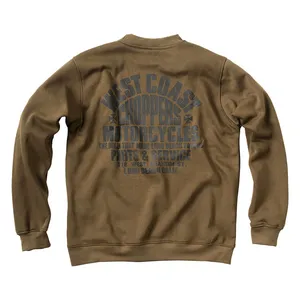 West Coast Choppers WCC Parts sweatshirt olive green