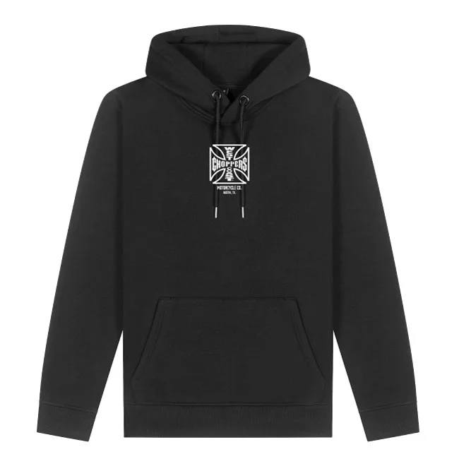 West Coast Choppers WCC ATX Cross hoodie black/white