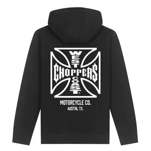 West Coast Choppers WCC ATX Cross hoodie black/white