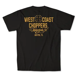 West Coast Choppers WCC Motorcycle t-shirt black/yellow