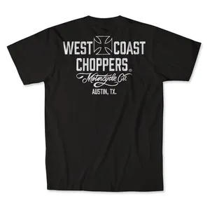 West Coast Choppers WCC Motorcycle t-shirt black/white