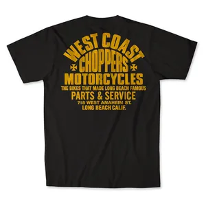 West Coast Choppers WCC Parts t-shirt black/yellow