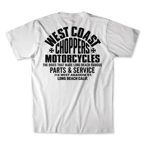West Coast Choppers WCC Parts t-shirt white/black