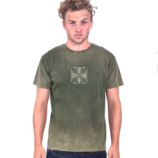 West Coast Choppers WCC Loud Pipes t-shirt vintage green