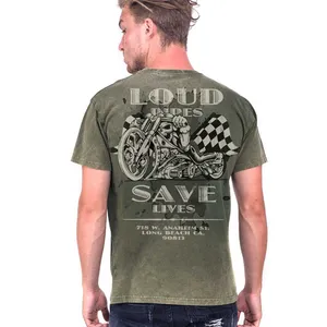 West Coast Choppers WCC Loud Pipes t-shirt vintage green