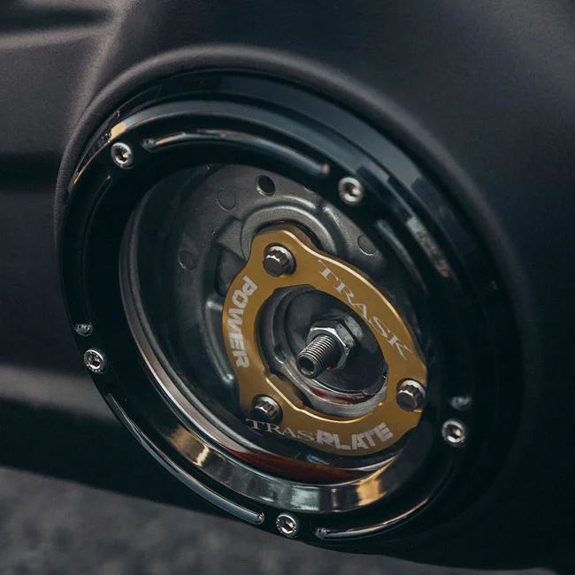 Trask Performance Power Plate. Gold anodized