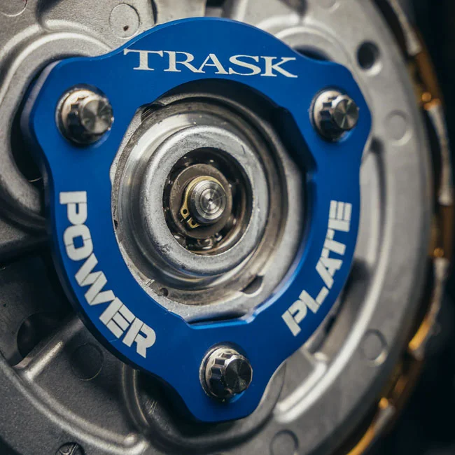 Trask Performance Power Plate. Blue anodized