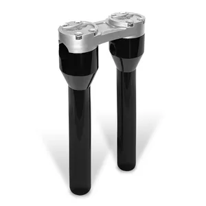 HeinzBikes HeinzBikes, Clubstyle straight risers 8". Black/Silver