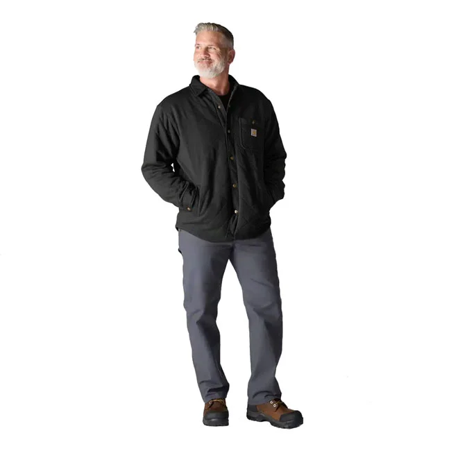 Carhartt Quilted Snap Front shirt black
