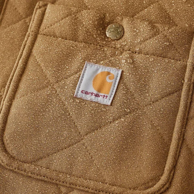 Carhartt Quilted Snap Front shirt carhartt® brown