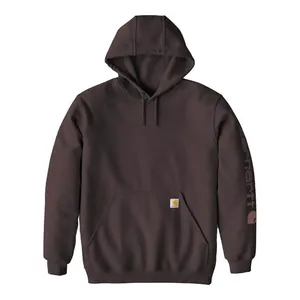 Carhartt Carhartt Sleeve Logo hoodie dark sepia