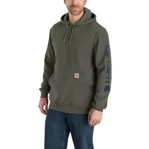 Carhartt Carhartt Sleeve Logo hoodie dusty olive