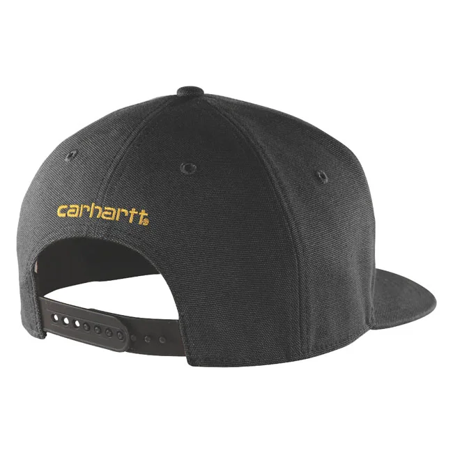 Carhartt Firm Duck Flat Brim cap black