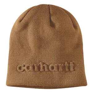 Carhartt Carhartt Knit Embossed beanie carhartt® brown