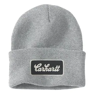 Carhartt Carhartt Script Patch beanie heather grey