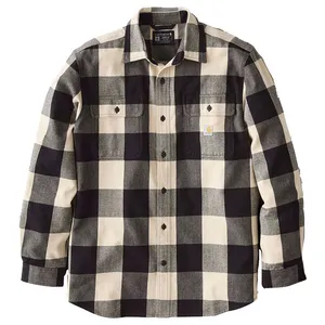 Carhartt Carhartt Plaid flannel shirt oat milk