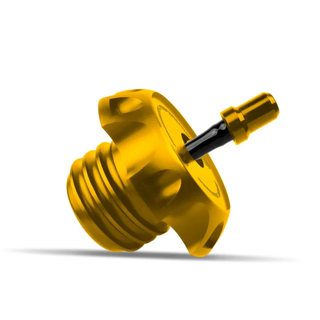 HeinzBikes Performance vented gas cap. Gold