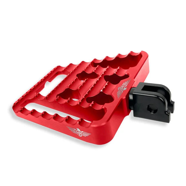 HeinzBikes Performance mini floorboards V1. Red