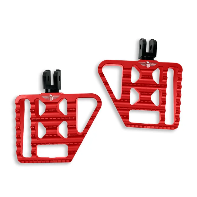 HeinzBikes Performance mini floorboards V1. Red