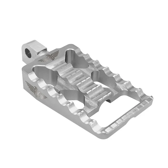 HeinzBikes MX foot pegs V1. Silver
