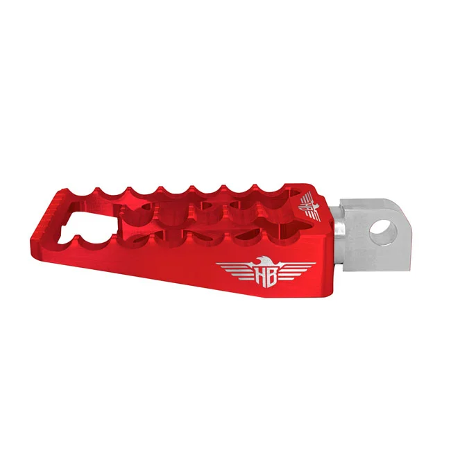 HeinzBikes MX passenger foot pegs V1. Red