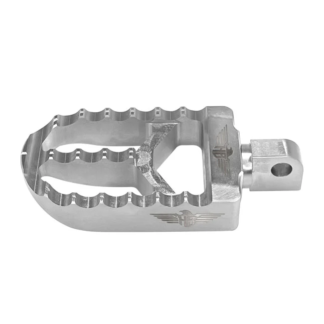 HeinzBikes MX foot pegs V2. Silver
