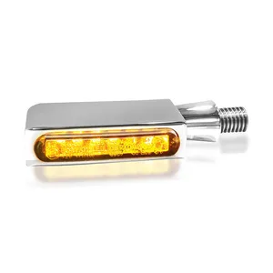 HeinzBikes HeinzBikes, Blokk Line LED turn signal. Chrome