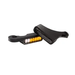 HeinzBikes HeinzBikes, ''Stripes'' below bar turn signals. Black anodized