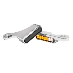 HeinzBikes HeinzBikes, ''Stripes'' below bar turn signals. Chrome with PL