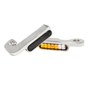 HeinzBikes HeinzBikes, ''Stripes'' below bar turn signals. Chrome with PL