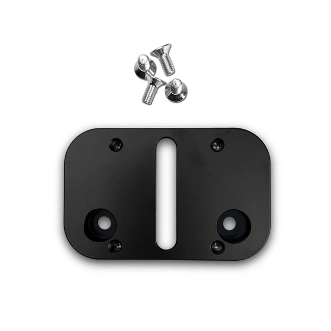 HeinzBikes License plate holder adapter Blokks. Black