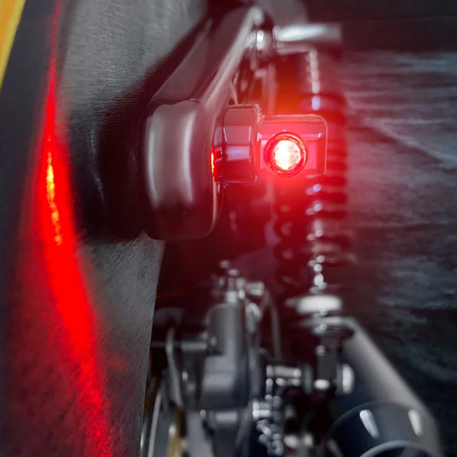 HeinzBikes Nano Winglets 3-1 taillight/turn signals. Black