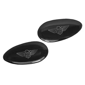 HeinzBikes HeinzBikes, fender strut hole covers 3M. Black