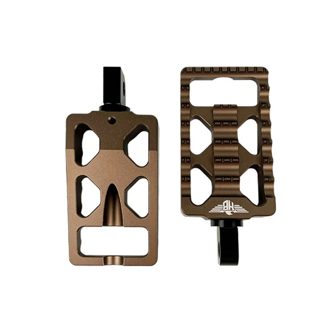 HeinzBikes MX foot pegs V1. Bronze