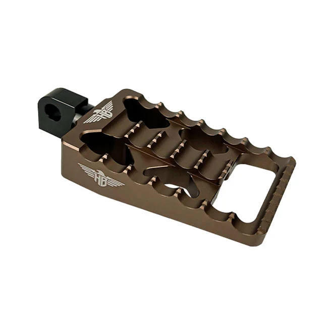 HeinzBikes MX foot pegs V1. Bronze
