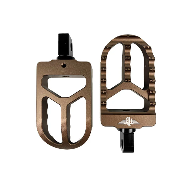 HeinzBikes MX foot pegs V2. Bronze
