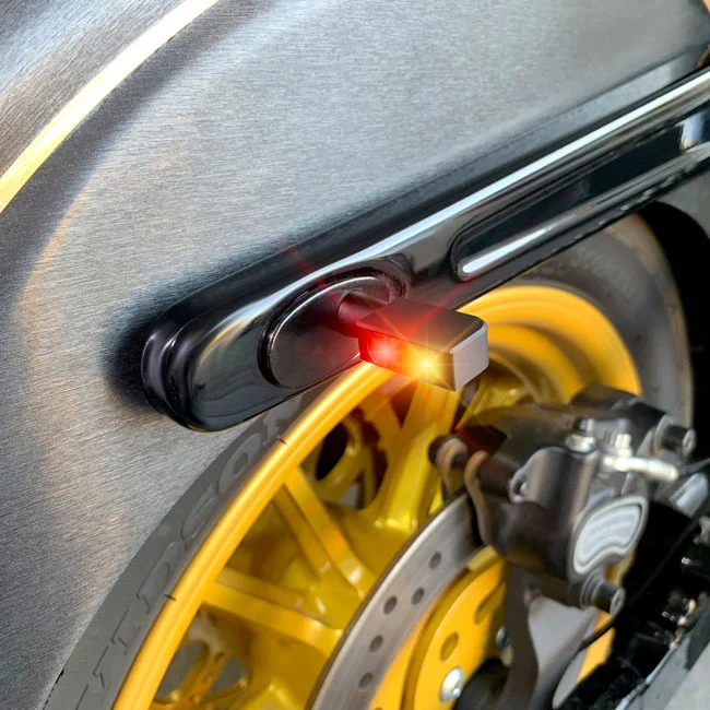 HeinzBikes Blokk Line Micro 3-1 taillight. Black