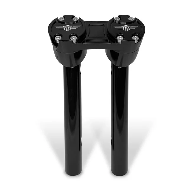 HeinzBikes Clubstyle pullback risers 8". Black/Black