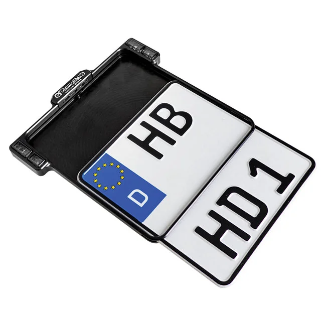 HeinzBikes All-Inn 2.0 license plate bracket. Black
