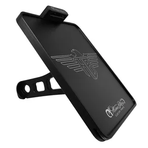 HeinzBikes HeinzBikes, side mount license plate bracket. Black
