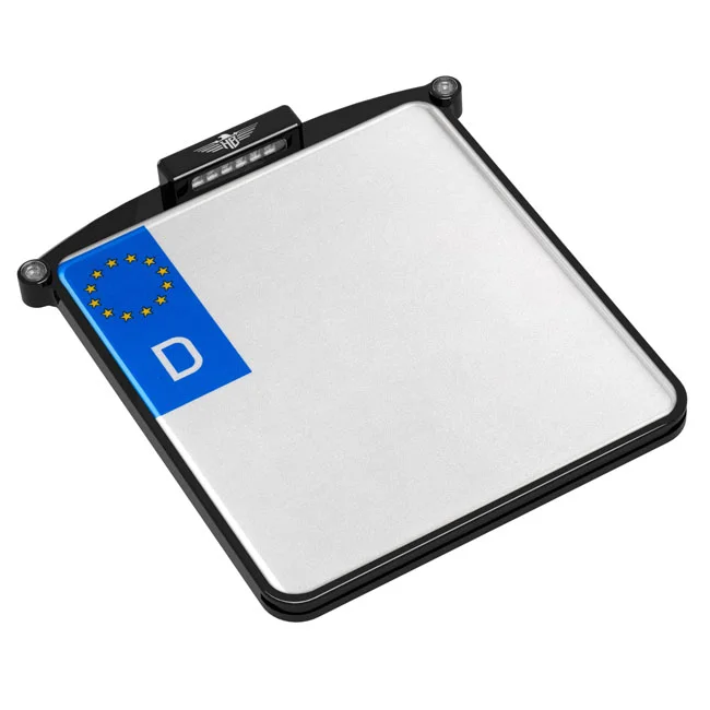 HeinzBikes All-in-1 Nano license plate holder. Black