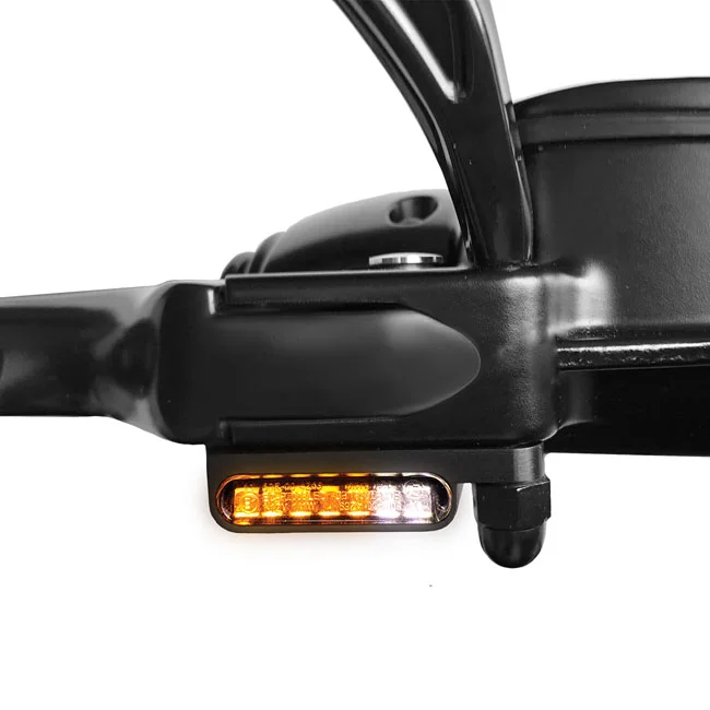 HeinzBikes Stripes turn signals. Black no PL